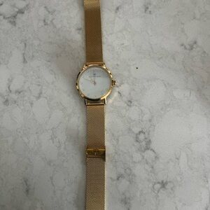 Wristoligy Olivia  Gold Mesh Strap Watch